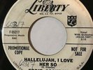 Eddie Cochran 45, Autographed, Promo, Hallelujah / Little Angel