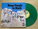 Deep Purple: In Rock, Dutch, 1978 issue, green vinyl album. Rare