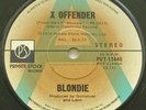 BLONDIE - X Offender / In The Sun VERY RARE Aussie/OZ A- LABEL PROMO 7