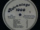 MASTER QUICK PRODUCTIONS Various Artists LP on Advantage 1000 VG++/NM random rap