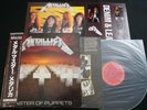 METALLICA - MASTER OF PUPPETS - w/PINUPS - JAPAN VINYL LP OBI 28AP 3169
