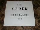 New Order - Substance LP Qwest Records 1987 Pressing 1-25621 Embossed Cover