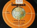 OG French Female Ye-Ye Fuzz Garage 45 Jacqueline Taieb 7 Heures du Matin HEAR