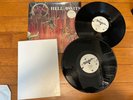 SLAYER- hell awaits  RARE 1988 DLP U.K. PRESS +POSTER    metallica