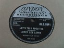 JERRY LEE LEWIS: LET'S TALK ABOUT US 1959 LONDON 78RPM MINT PERFECT COPY