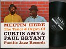 CURTIS AMY PAUL BRYANT Meetin' Here LP PACIFIC JAZZ PJ-26 US 1961 JAZZ DG MONO
