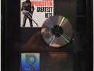 Bruce Springsteen - Greatest Hits Official RIAA Sales Award to Columbia Records