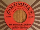 JOHNNY WESTERN - THE BALLAD OF PALADIN, COLUMBIA 4-42161, 45 RPM, 1962, UNPLAYED