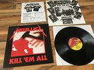 METALLICA KILL 'EM ALL LP VINYL 1986 UK PRESSING VG++