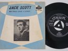 JACK SCOTT Leroy ROCKABILLY SCORCHER  Denmark p/s danish UK tri-centre 45 HEAR