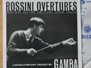 DECCA SXL 2266 WBG ED1 GAMBA CONDUCTS ROSSINI OVERTURES LSO NM