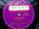 Seger Ellis 78rpm Single 10-inch Okeh Records #6051 Mellow Stuff