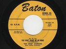 '56 R&B Bluesy Shouter BIG MIKE GORDON You Don't Want Me No More BATON M- HEAR