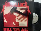Metallica ‎– Kill 'Em All LP 1983  Megaforce Records – MRI 069 EX/EX w/ Inner