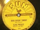 1 x Elvis Presley Original US 78 er Sun Schellack Good Rockin Tonight Sun 210