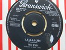 THE WHO La-La-La-Lies / The Good's Gone UK 7