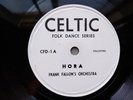 Frank Fallon 78rpm Single 10-inch Celtic Records #CFD-1 Hora  Palestine & Greece
