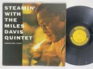 MILES DAVIS QUINTET Steamin' With Prestige 7200 Mono DG RVG Yellow & Black LP