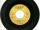 RUDY THACKER - BLACK TRAIN - LUCKY 0012 - VERY RARE 60'S ROCKABILLY 45 - VG-