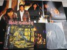 IRON MAIDEN PIECE OF MIND w/POSTER JAPAN LP OBI EMS-91057 EX-/EX