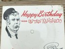 Record  Postcard Record  Card Happy Birthday Captain Kangaroo & Buster Brown