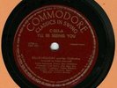 78 rpm Billie Holiday Commodore 553 I'll Be Seeing You in E-