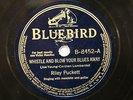 COUNTRY RILEY PUCKETT Whistle & Blow Yr Blues Away BLUEBIRD 8452 EE+/E MANDOLIN
