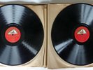 Vintage Folder with 8x12” Shellac 78 rpm records Enrico Caruso & Beniamino Gigli