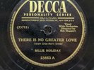 78 RPM There Is No Greater Love Solitude Billie Holiday Decca 23853 A9