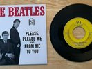 RARE 45 SP THE BEATLES PLEASE PLEASE ME  VJ 581 YELLOW LABEL