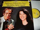 KREMER/ARGERICH : BEETHOVEN VIOLINSONATEN NOS. 1-3 LP 1985 DGG DIGITAL GERMANY