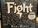 FIGHT War of Words LP NEW SEALED Black white splatter vinyl lp RSD