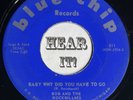 50s Rockabilly Bopper 45 BOB & THE ROCKABILLIES Your Kind of Love BLUE CHIP hear
