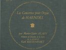 HANDEL Organ Concertos Op.4 & 7 RISTENPART ALAIN Discophile 204/6 Canvas Gtfld