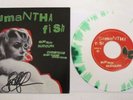 SAMANTHA FISH RUN RUDOLPH HAND SIGNED 45 WHITE & GREEN SPLATTER VINYL Autograph