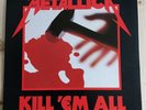 Metallica - Kill ‘Em All Vinyl LP. Original picture and lyrics sleeve. VERTIGO