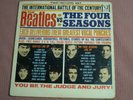 The Beatles vs The Four Seasons 2 LP Set Vee Jay DX 30 with Poster 1964 