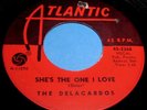 THE DELACARDOS She's The One I Love/Got No One 45 Orig Atlantic Northern Soul