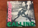 The Clash Londons calling x2 LP with lyric sleeves CBS records