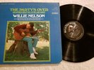 WILLIE NELSON THE PARTYS OVER LSP3858 RCA VINYL LP RECORD