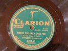 Clarion 5216 ANNETTE HANSHAW You're The One I Care For 78rpm 1931  E-/EE- BENNY