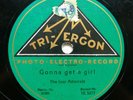 78rpm FOUR ADMIRALS vocal jazz quartet - Gonna get girl / Hello swanee TRI-ERGON
