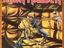 IRON MAIDEN LP TURKISH PRESS PIECE OF MIND 1983 VG+ Vinyl EMA 800 Heavy Metal