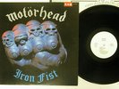 MOTORHEAD IRON FIST BRONZE VIP-6824 JAPAN PROMO VINYL LP