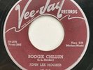 John Lee Hooker Boogie Chillun/ Tennessee Blues VEE JAY 45 RARE BLUES VJ 319