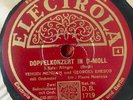 2 X 78 RPM set- J.S. Bach- Double concerto in D-moll- Menuhin & Enesco-Electrola