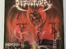 SEPULTURA - MORBID VISIONS + INSERT - BRAZILIAN ISSUE - VERY GOOD++