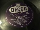 CARL DOBKINS JR :  IN MY HEART  /  LUCKY DEVIL.  SA. 78.rpm (1960)
