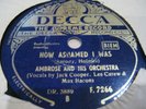 AMBROSE AND HIS ORCH--RUN RABBIT RUN--DECCA 7266--VG+