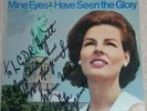 Anita Bryant’s Autographed LP  Mine Eyes Have Seen the Glory 1966 Bob Hope Show